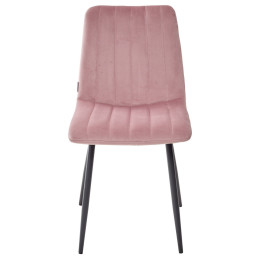 Стул DUBLIN G108-15 пепел розы, велюр / темно-серый каркас М-City