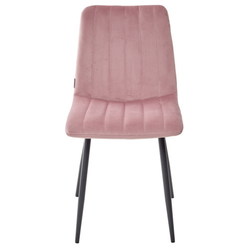 Стул DUBLIN G108-15 пепел розы, велюр / темно-серый каркас М-City