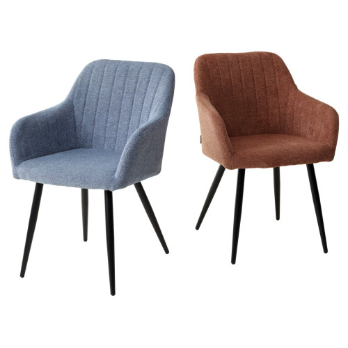 Стул BRANDY WZ2042-08 бронзовый фактурный велюр/ черный каркас М-City