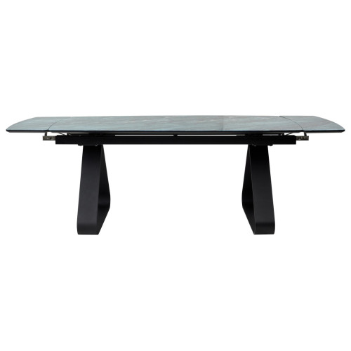 Стол Вильям 180 Аквамарин / графитовый каркас, М-City