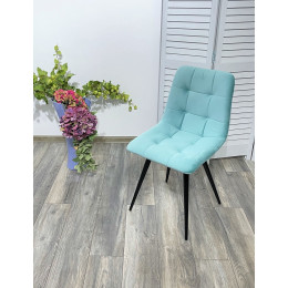 Стул CHILLI-Q аквамарин #H50, велюр / черный каркас М-City