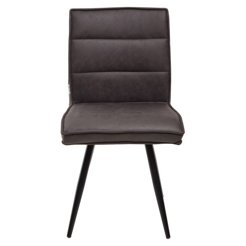 Стул SYLVIE PK-36, темно-серый, микрофибра М-City