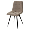 Стул CHILLI-Q латте #25, велюр / черный каркас М-City