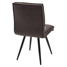 Стул SYLVIE PK-36, темно-серый, микрофибра М-City