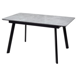 Стол АРУБА 140 СКОРПИО, стекло / ЧЕРНЫЙ М-City