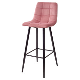 Барный стул LECCO UF910-07 PINK, велюр М-City