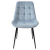Стул ХОФМАН цвет Пыльный синий Confetti, велюр / черный каркас М-City