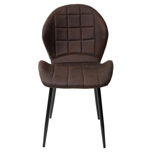 Стул FLOWER COWBOY-#800 темно-коричневый, ткань микрофибра М-City