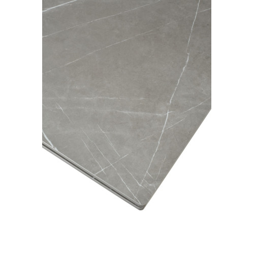 Стол ALTO 160 KL-136 Серый мрамор матовый, итальянская керамика/ GREY1 каркас М-City