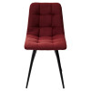 Стул CHILLI-Q винный #H47, велюр / черный каркас М-City