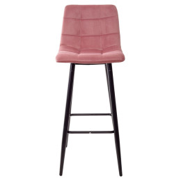 Барный стул LECCO UF910-07 PINK, велюр М-City
