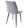 Стул CHIC-Q серый #27, велюр / черный каркас М-City