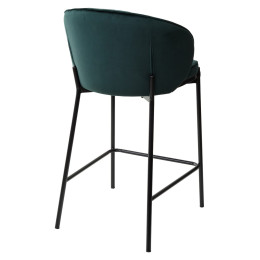 Полубарный стул WENDY BLUVEL-78 GREEN (H=65cm), велюр М-City