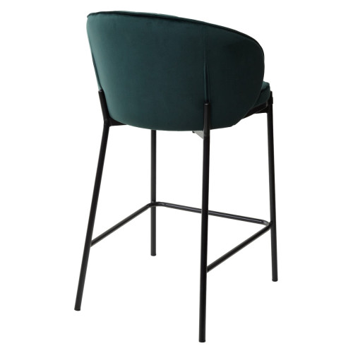 Полубарный стул WENDY BLUVEL-78 GREEN (H=65cm), велюр М-City