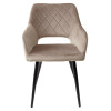 Стул ALLY BLUVEL-40 бежевый / черный каркас, M-City