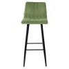 Барный стул DERRY G108-27 террариумный мох, велюр М-City