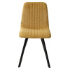 Стул ELVIS WZ2042-05 горчичный фактурный велюр / черный каркас М-City