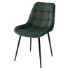 Стул ХОФМАН, цвет изумрудный #H30, велюр / черный каркас 4 шт./1 к М-City