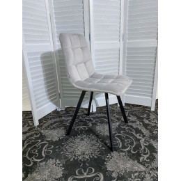 Стул CHILLI SQUARE BLUVEL-03 LIGHT GREY, велюр М-City