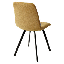 Стул ELVIS WZ2042-05 горчичный фактурный велюр / черный каркас М-City