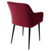 Стул BRANDY-X ВИННЫЙ #16, велюр / черный каркас М-City