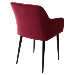 Стул BRANDY-X ВИННЫЙ #16, велюр / черный каркас М-City
