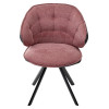 Стул RIVERBANK PINK поворот.180 град. M-City