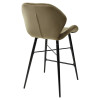 Полубарный стул MARCEL BLUVEL-77 ASH GREEN (H=65cm), велюр М-City