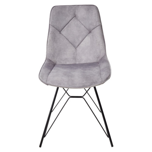 Стул MARBELLA PK6015-03 (VBP203) античный серебристо-серый, велюр М-City