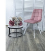 Стул CHILLI SQUARE G108-15 пепел розы/ белый каркас, велюр М-City