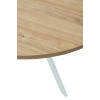 Стол ВЕГА D100 Дуб Канзас/ белый каркас М-City