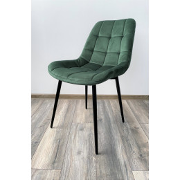 Стул ХОФМАН, цвет изумрудный #H30, велюр / черный каркас 4 шт./1 к М-City