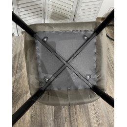 Стул Роден Premier 25 Серый, велюр / черный каркас M-City