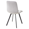 Стул CHILLI SQUARE BLUVEL-03 LIGHT GREY, велюр М-City