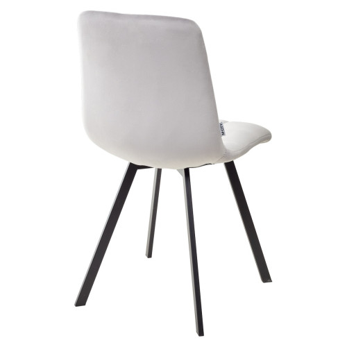 Стул CHILLI SQUARE BLUVEL-03 LIGHT GREY, велюр М-City