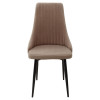 Стул Руссо Premier 09 Серо-коричневый, велюр / черный каркас M-City БЕЗ НДС