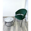 Стул ГЕММА, цвет Зеленый Nella 089, велюр / черный каркас М-City