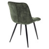 Стул MONACO 912-04 серо-зеленый, велюр/черный каркас M-City