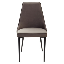 Стул NEPAL-P ГРАФИТ #14, велюр/ черный каркас М-City