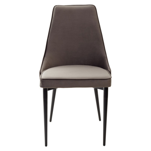 Стул NEPAL-P ГРАФИТ #14, велюр/ черный каркас М-City