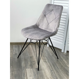 Стул MARBELLA PK6015-03 (VBP203) античный серебристо-серый, велюр М-City