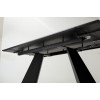 Стол Купер 160 ШТОРМ, стекло / ЧЕРНЫЙ М-City