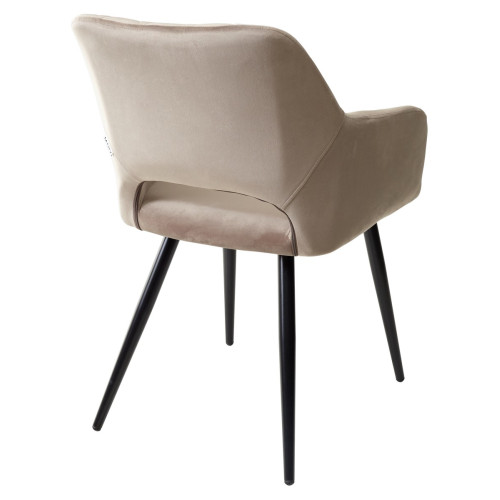 Стул ALLY BLUVEL-40 бежевый / черный каркас, M-City