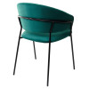 Стул ГЕММА, цвет Зеленый Nella 089, велюр / черный каркас М-City