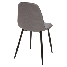 Стул LION PK-09 серый, ткань микрофибра М-City