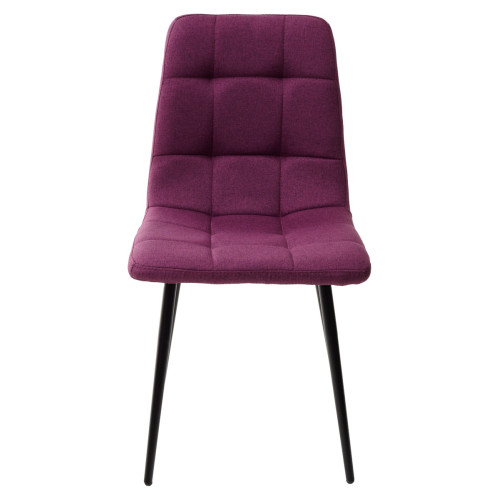 Стул ДИЛАН, цвет сиреневый #18, ткань / черный каркас М-City