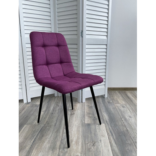 Стул ДИЛАН, цвет сиреневый #18, ткань / черный каркас М-City
