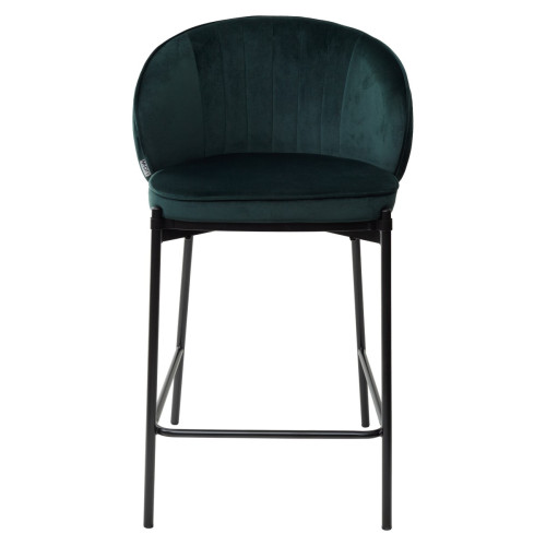 Полубарный стул WENDY BLUVEL-78 GREEN (H=65cm), велюр М-City