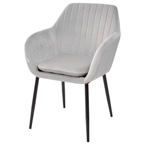 Стул ALABAMA BLUVEL-03 LIGHT GREY, велюр М-City