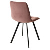 Стул CHILLI-Q SQUARE розовый #15, велюр / черный каркас М-City